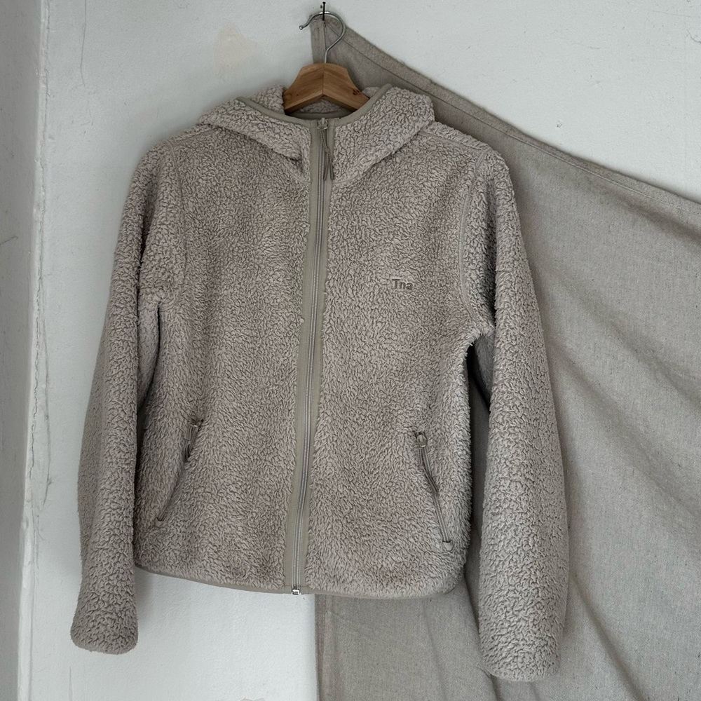 Aritzia TNA Fleece Zip Up Hoodie - Women’s Extra Small